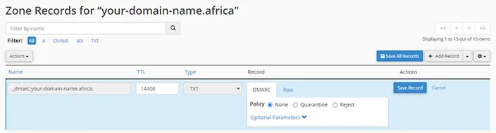 DMARC Policy