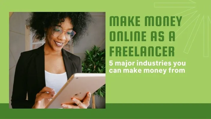 Earn money online as a freelancer