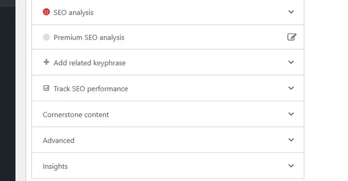 seo analysis Yoast