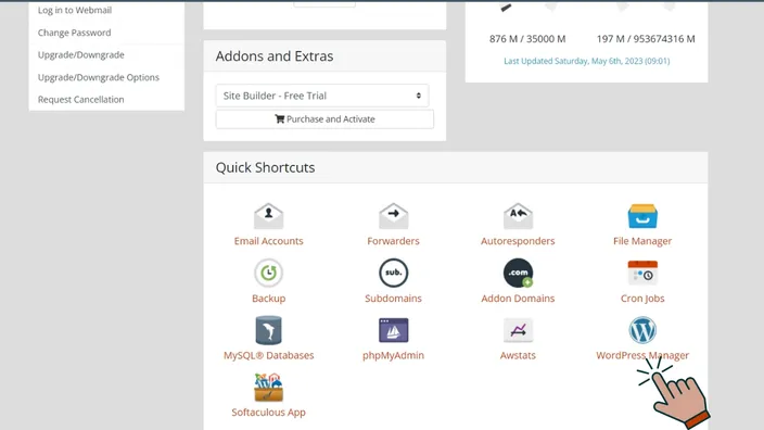 Installing WordPress From Your Client Area