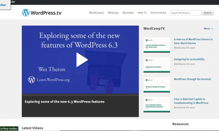 wordpress.tv
