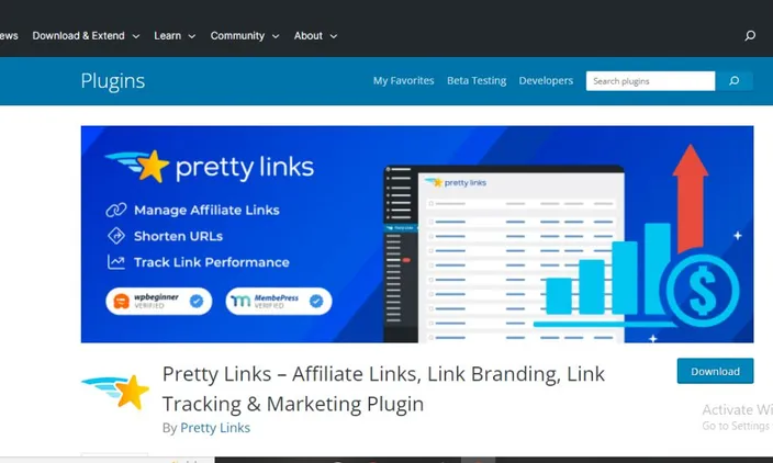 pretty links